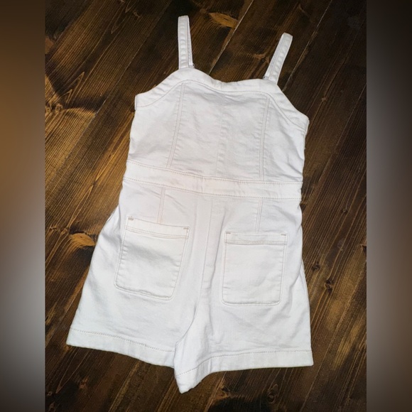 Abercrombie Kids Off White Jean Short Jumper 9/10 Back to School. - Picture 1 of 4
